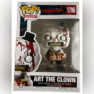 Funko Art the Clown Figure - White, Red, Black